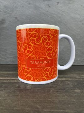 Lavirola Taza trisqueles naranja