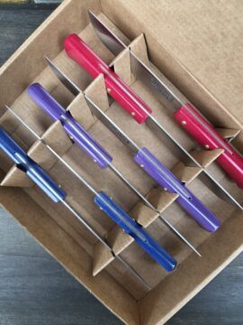 LAVIROLA ML Cuchillos mesa PV caja colores