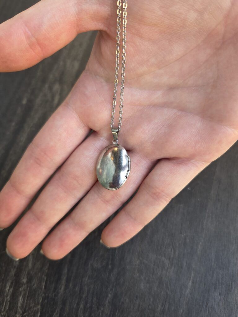Lavirola Quiastolita camafeo inox grande